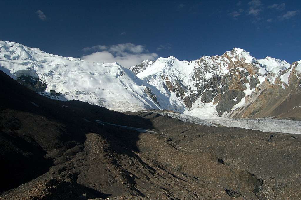 View south from our BC to Ghorhil Sar in the centre of the photo