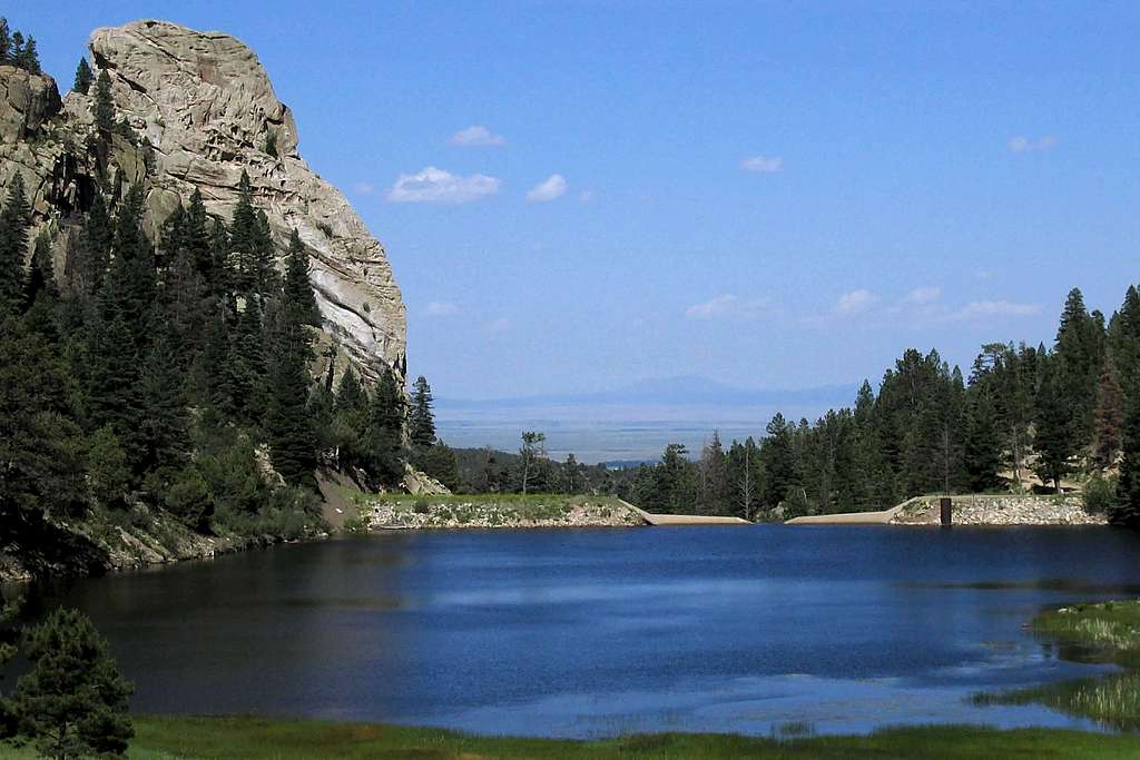 Cathedral Rock and Cimarroncito Reservoir