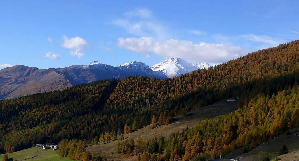 Il versante n-e del mont Fallère (3061 m.)