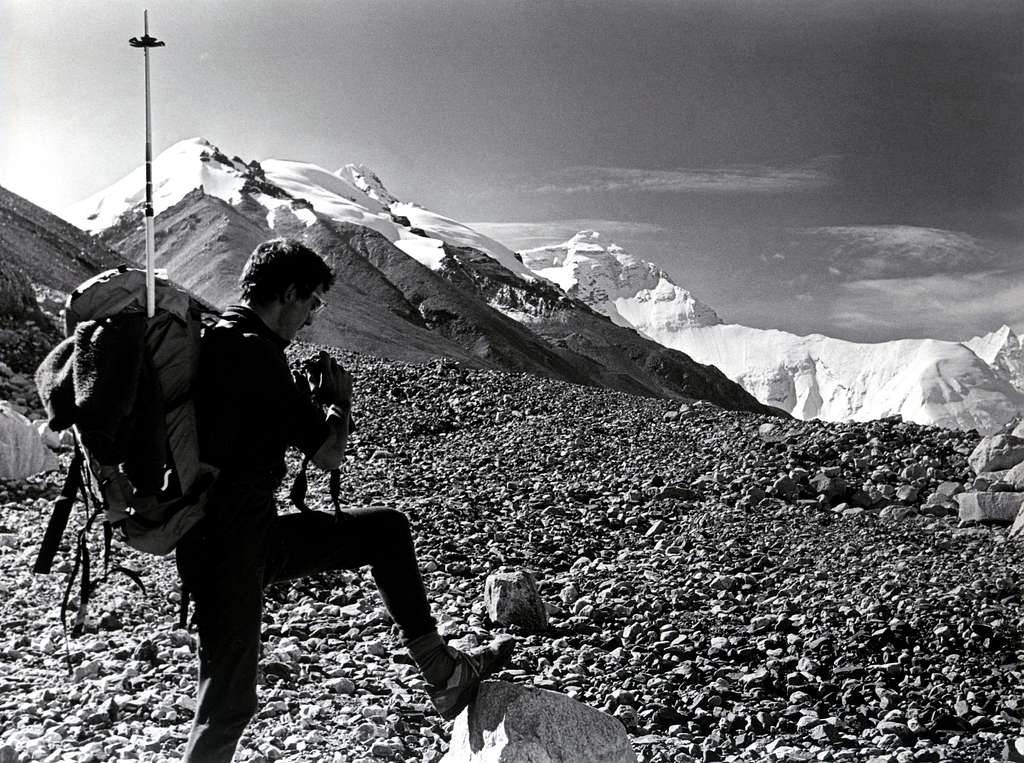 Everest from Rongbuk Glacier