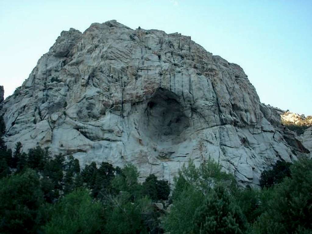 A rock formation at the...