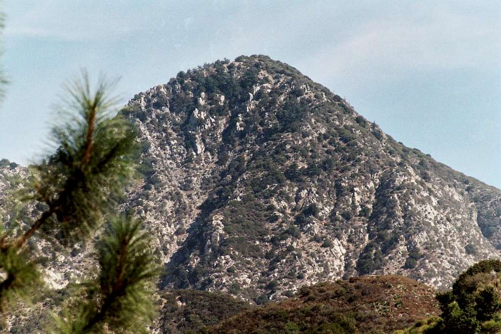 Strawberry Peak (6,164') in San Gabriel Front Range
