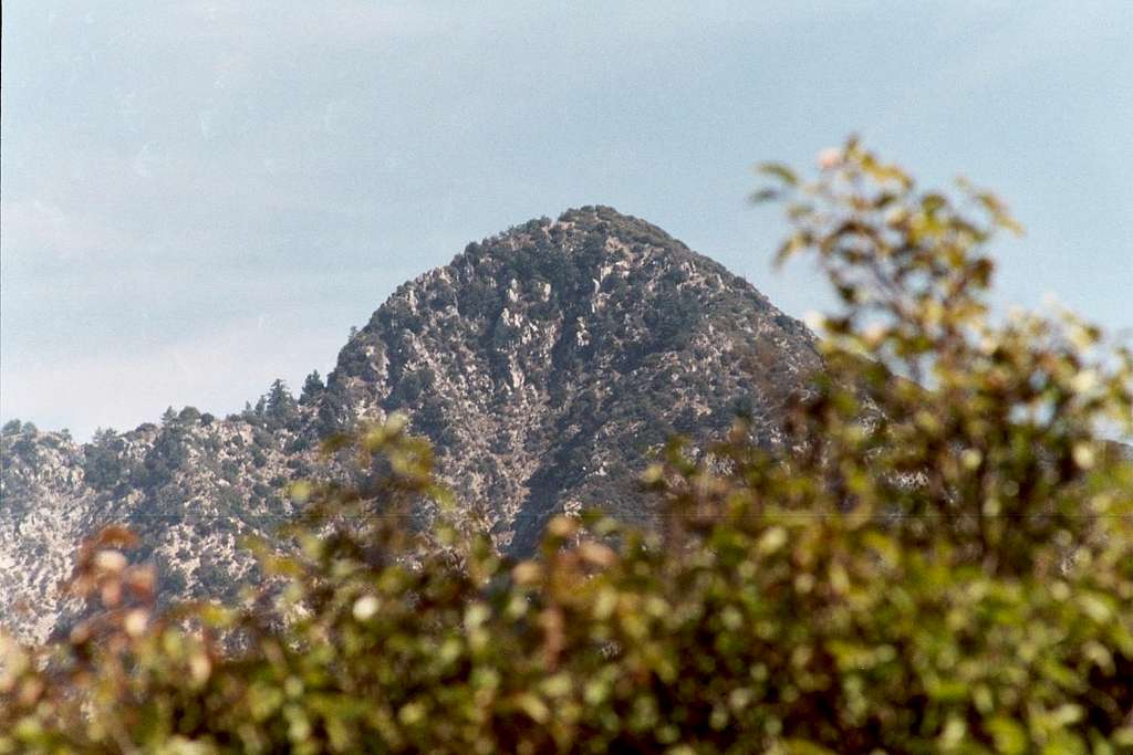 The Very Distinct Shape of Strawberry Peak