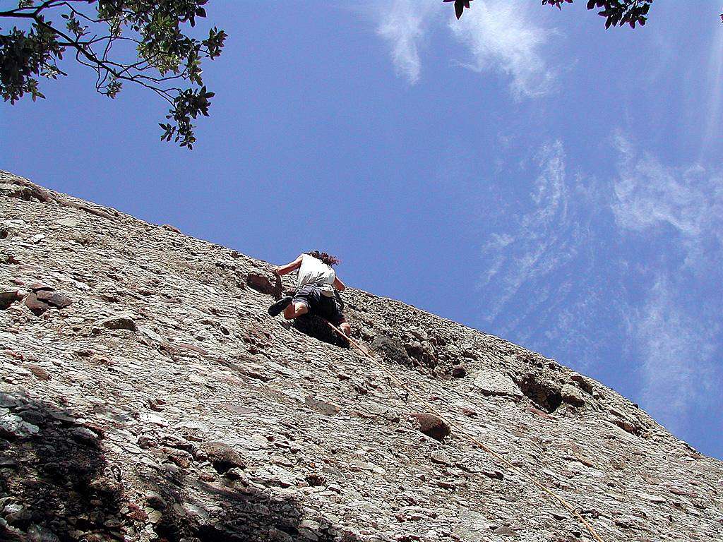 a sport climber