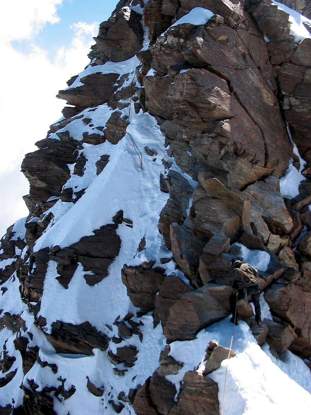 Dufourspitze - almost the top