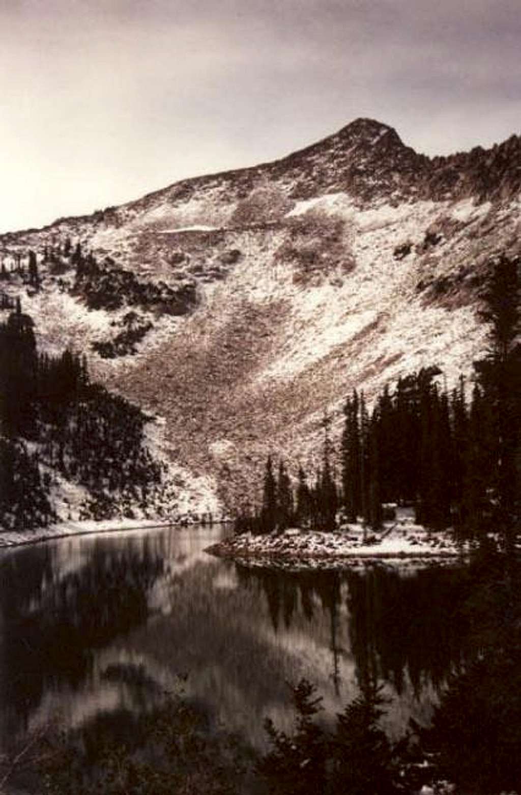 Red Pine Lake and un-named...
