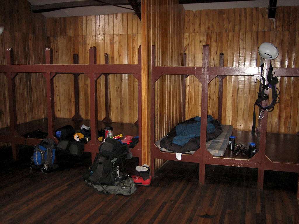 Cayambe refuge bunks