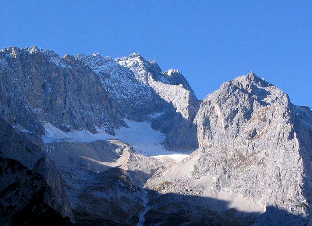 Zugspitze and Glacier
