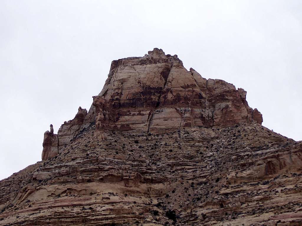 West side of summit block