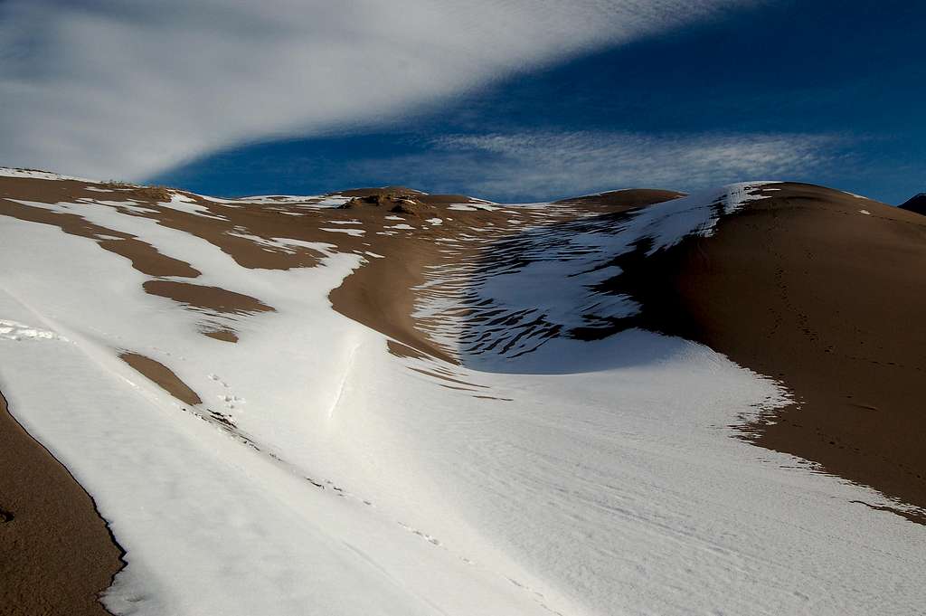 Sand, Snow, Clouds, and Shadows