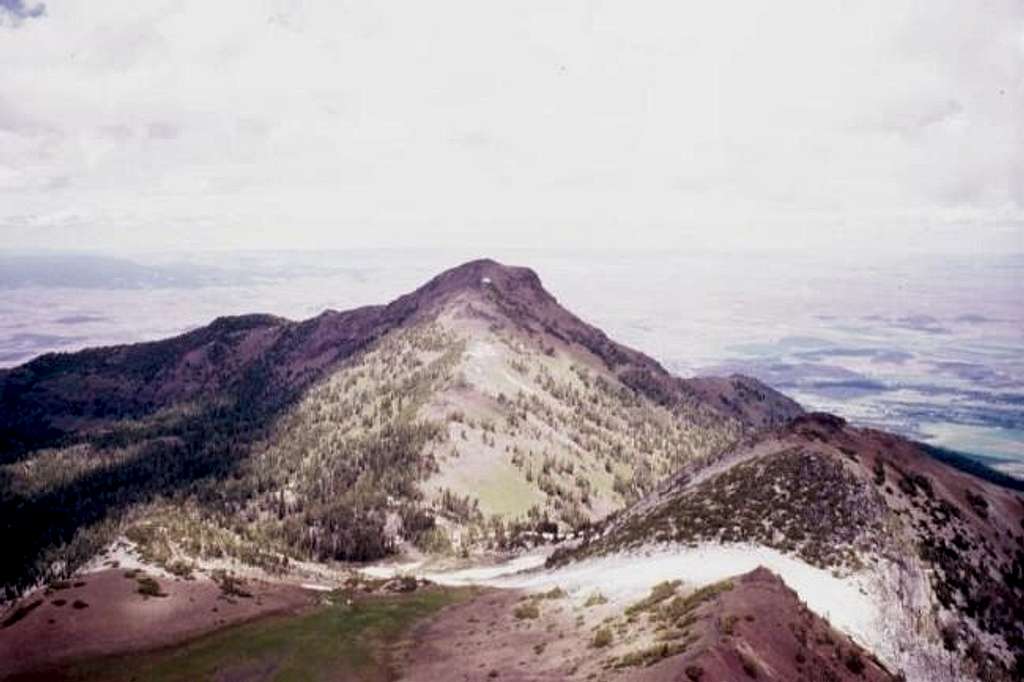 View of Ruby Peak from summit...