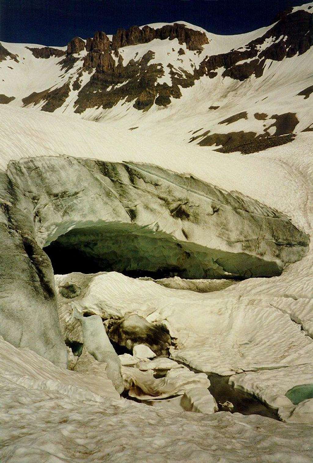 Cave on the Wildsrubelgletscher