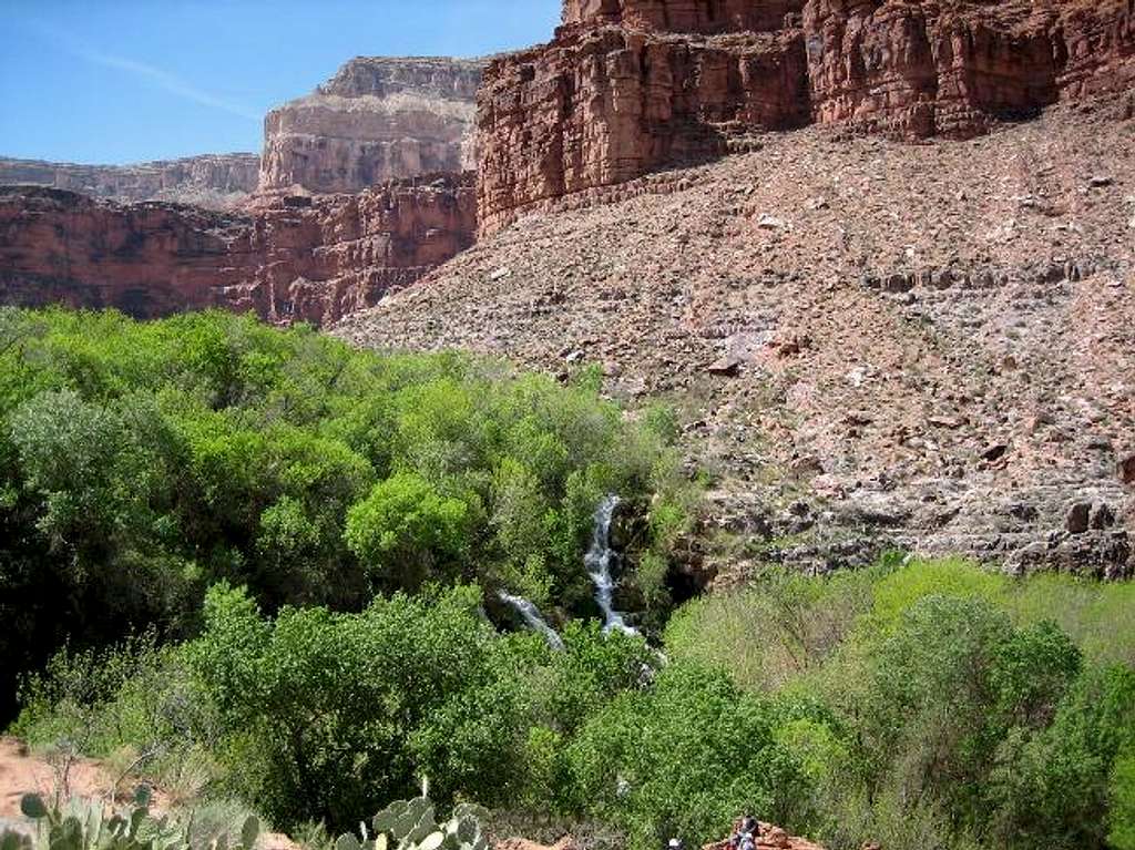View of Navajo Falls