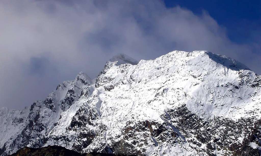 Il Paramont (3301 m), versante est