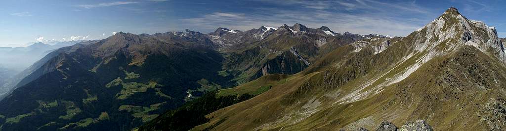 Ötztal Alps Main Ridge and Hohe Kreuzspitze