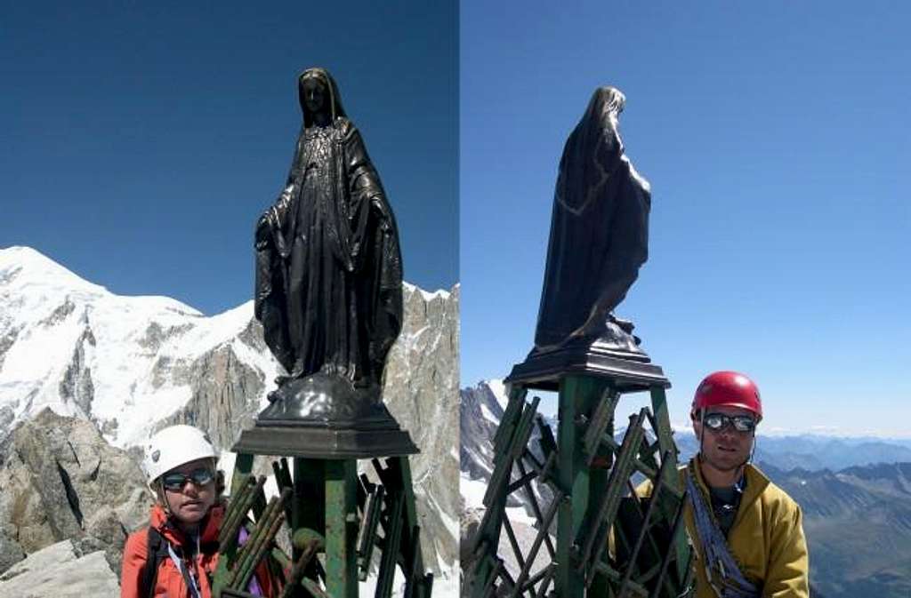 Summit of Tour Ronde, Annica...