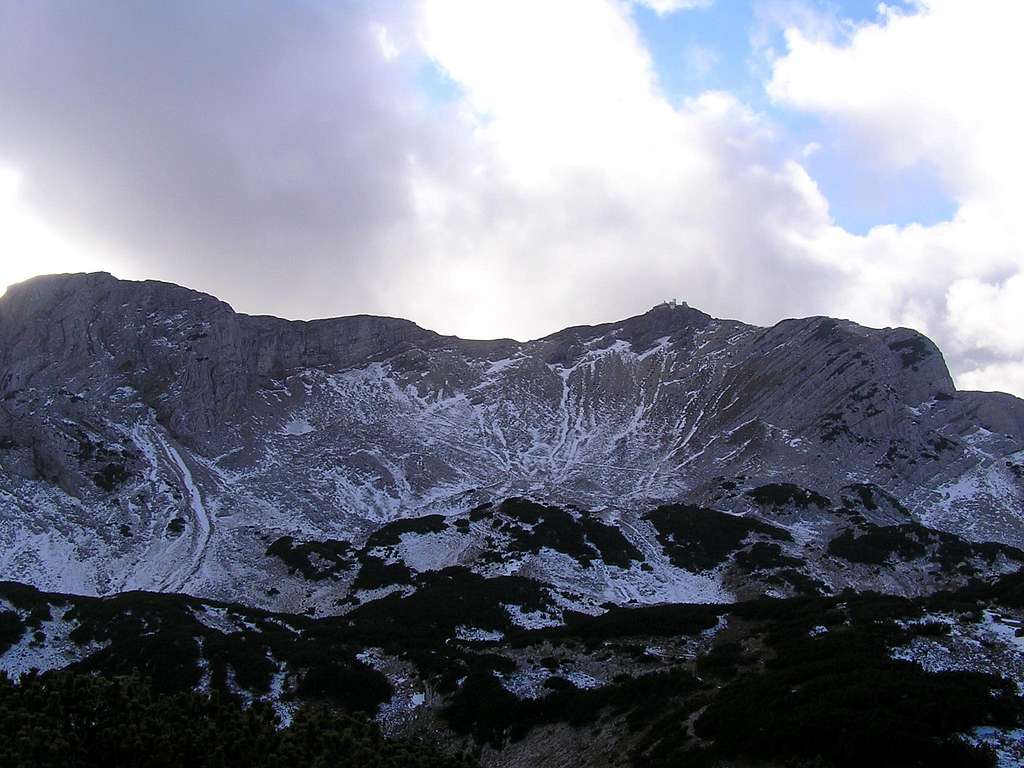 Plocno peak 2228 , Cvrsnica , november 2006