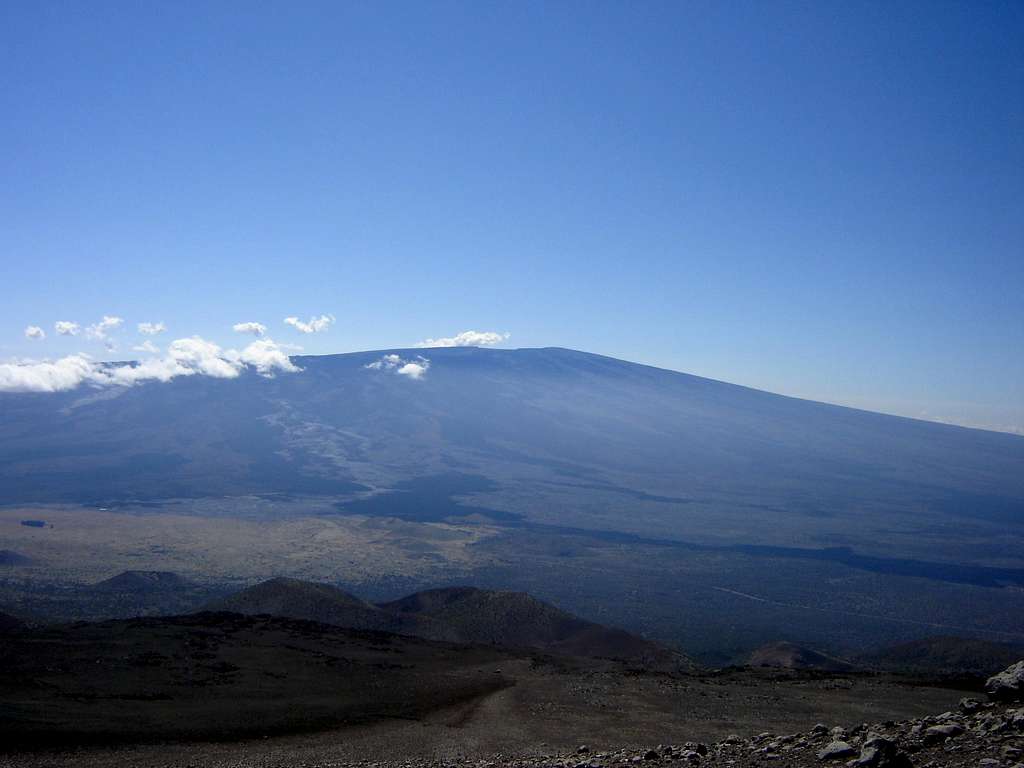 Mauna Loa from Mauna Kea