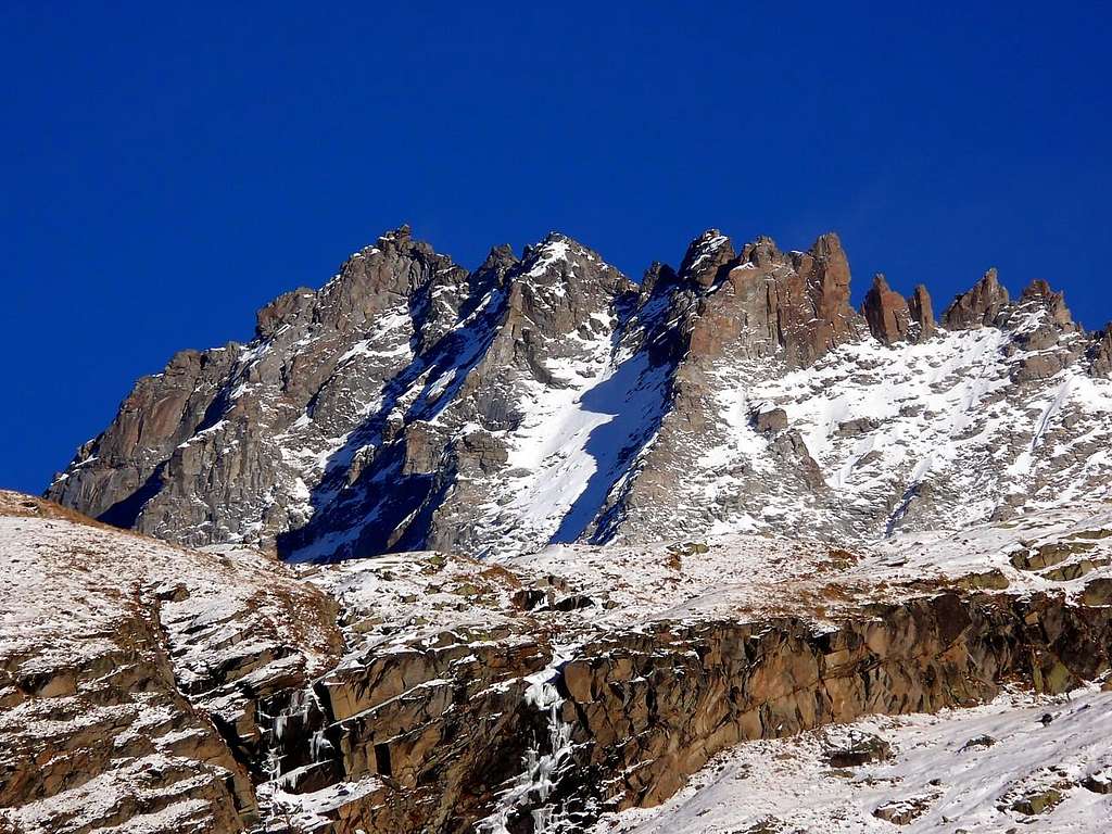 Il versante ovest dell''Herbetet (3778 m)