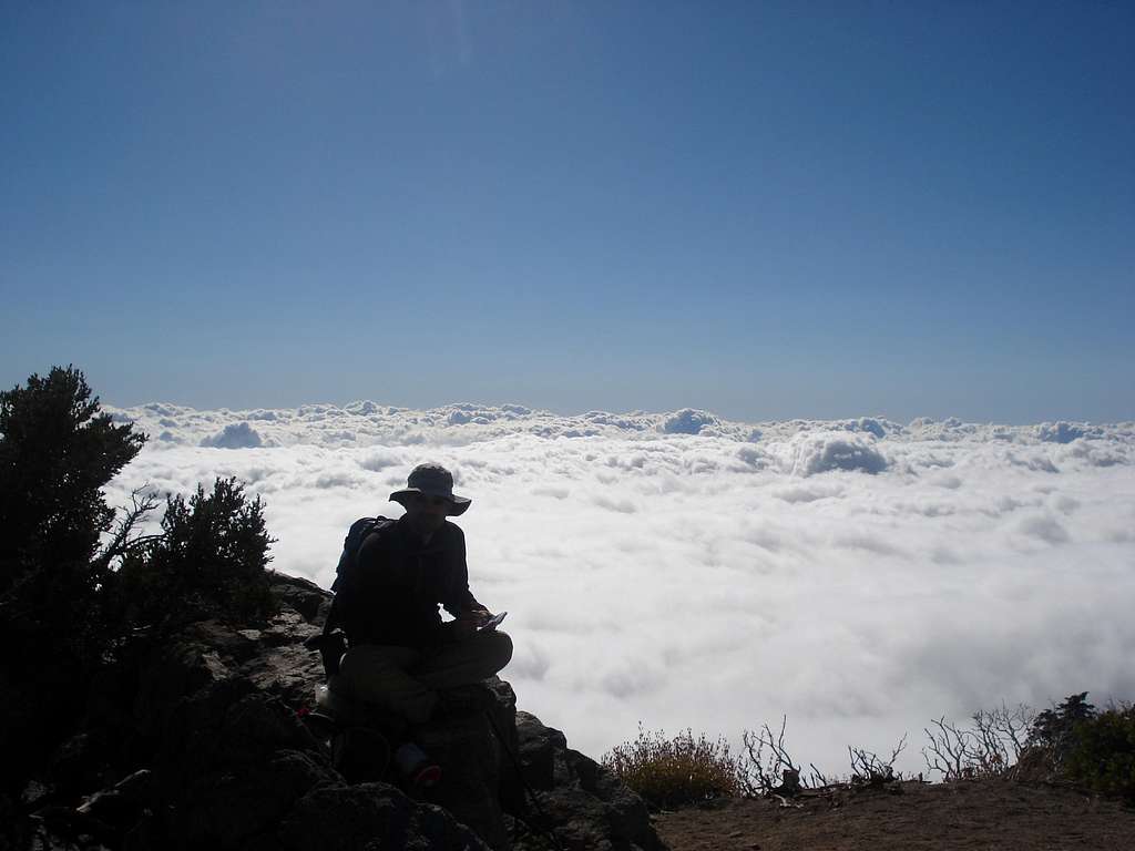 On top of Cucamonga Peak
