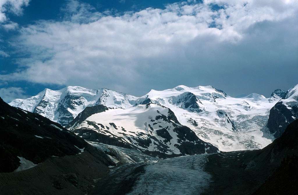 Piz Palü, Bellavista, Morteratsch glacier