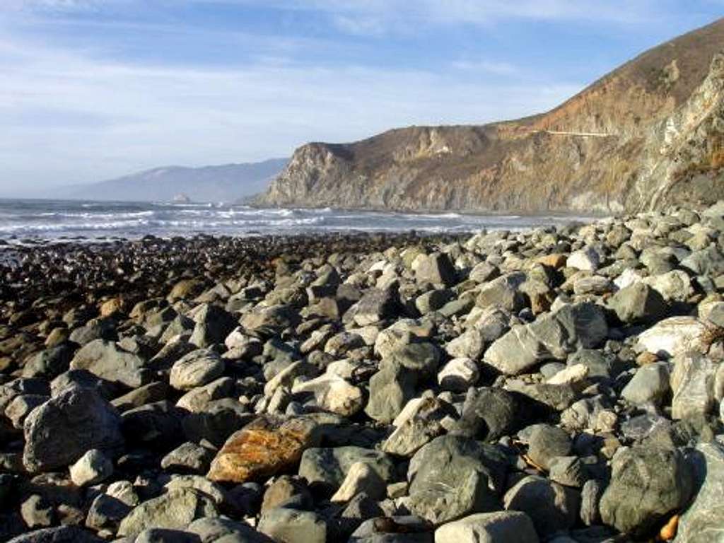 Rocks south of Big Sur