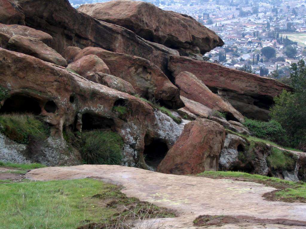 Sandstone rock formations...