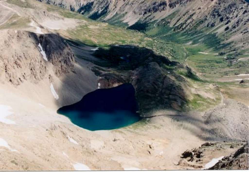 This is a shot of Grizzly Lake.
