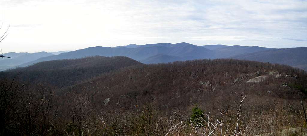 panoramic shot from Old Rag