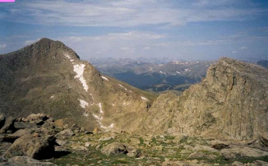 Mt Bierstadt and sawtooth...