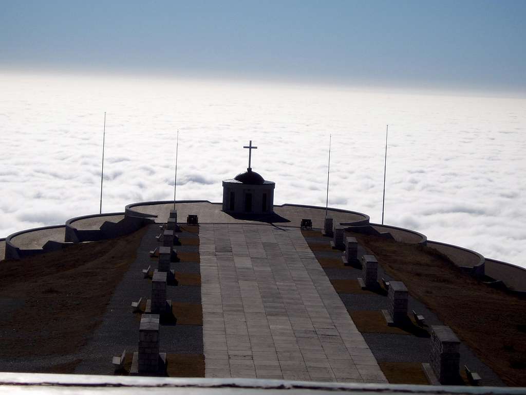 From Monte Grappa looking towords Venice (under the clouds)