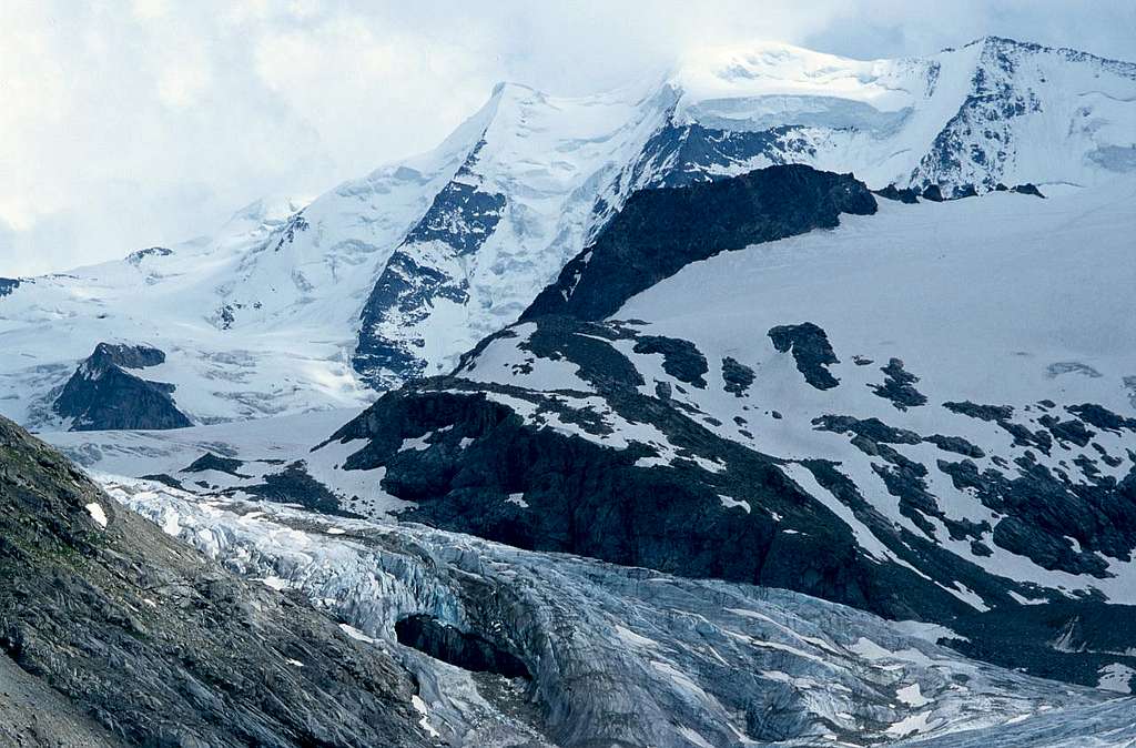 Pers Glacier and Piz Palü
