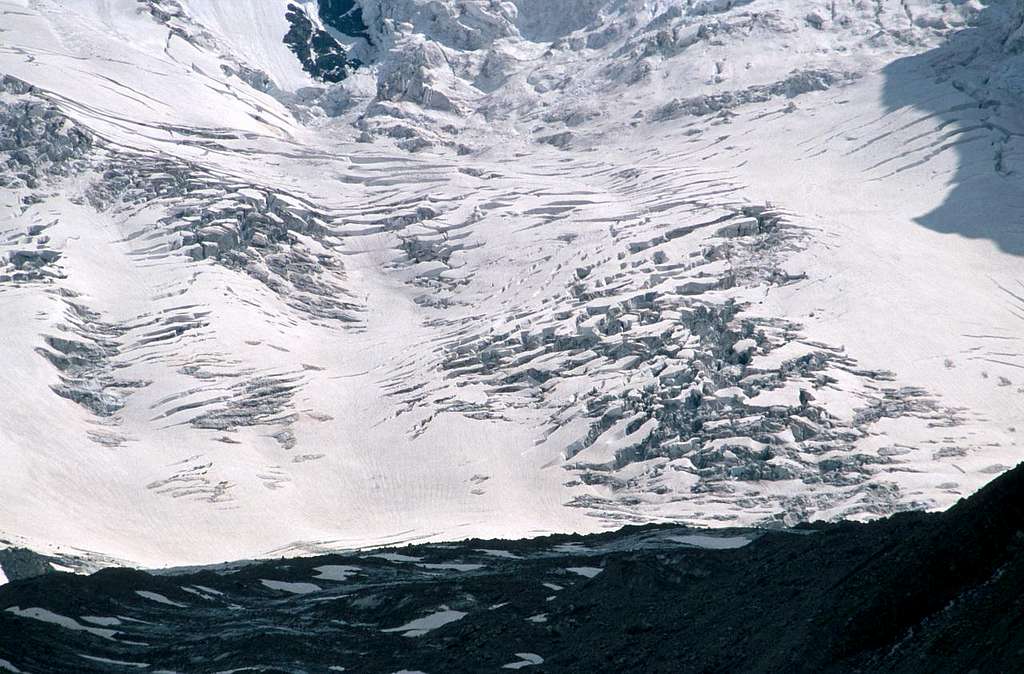 Morteratsch glacier Icefall