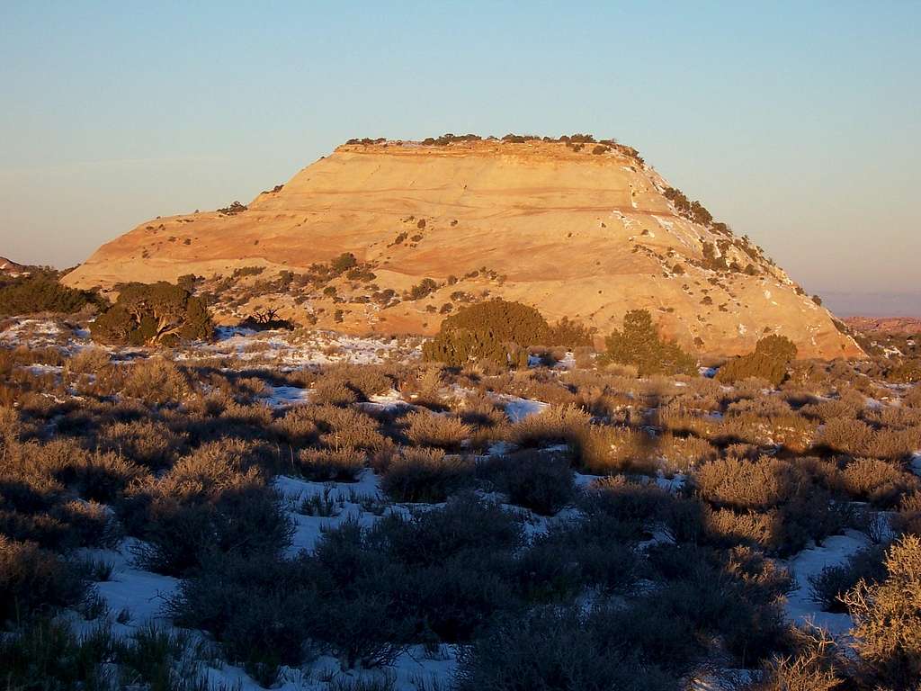 Aztec Butte from the east