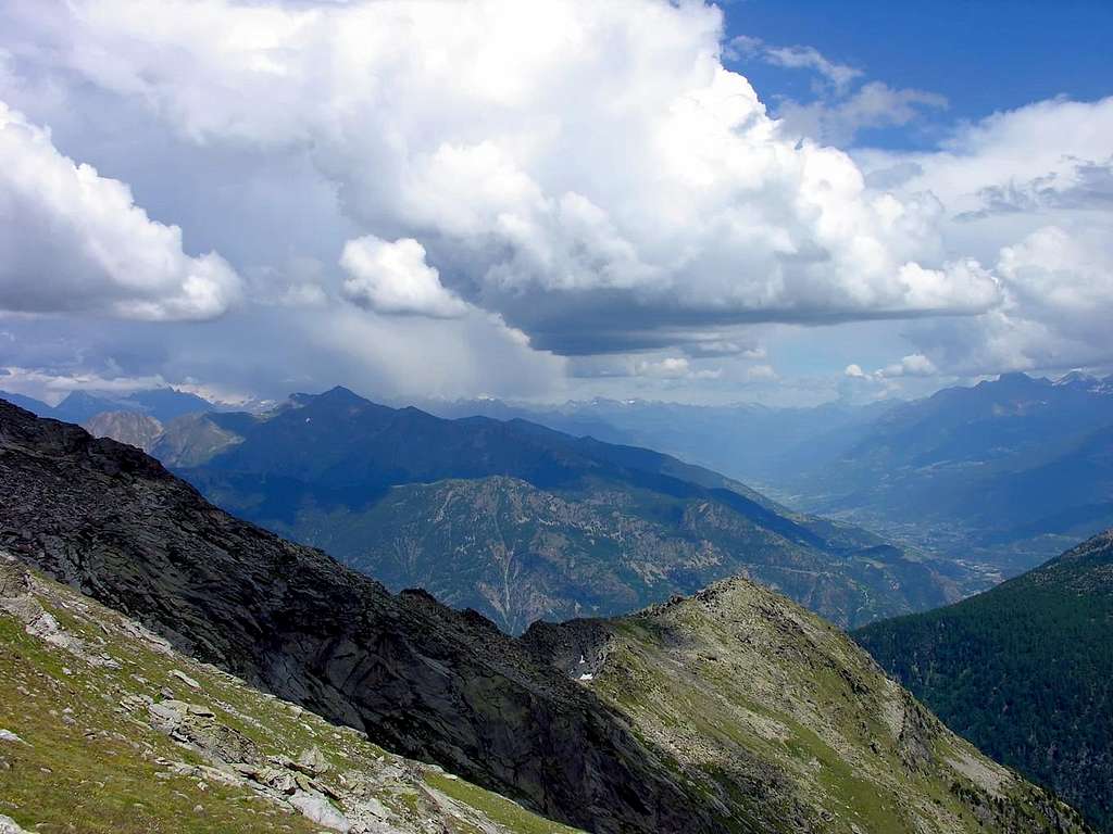 Il Mont Falère, dalla Becca Pouignenta