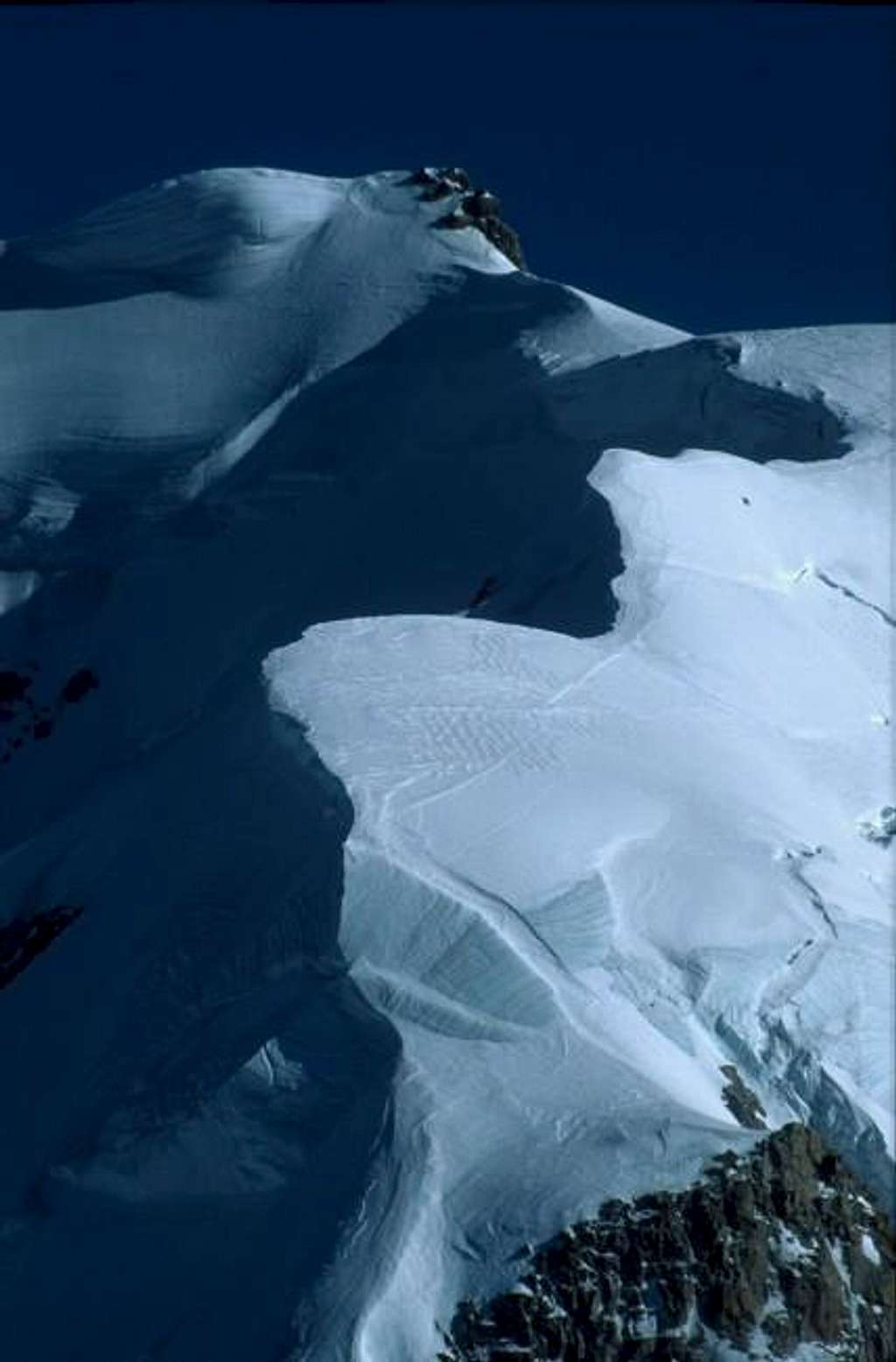 Mont Blanc du Tacul ridge...