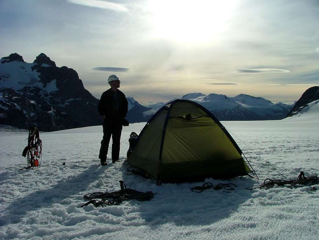 Camp2 at Cerro San Lorenzo, Patagonia