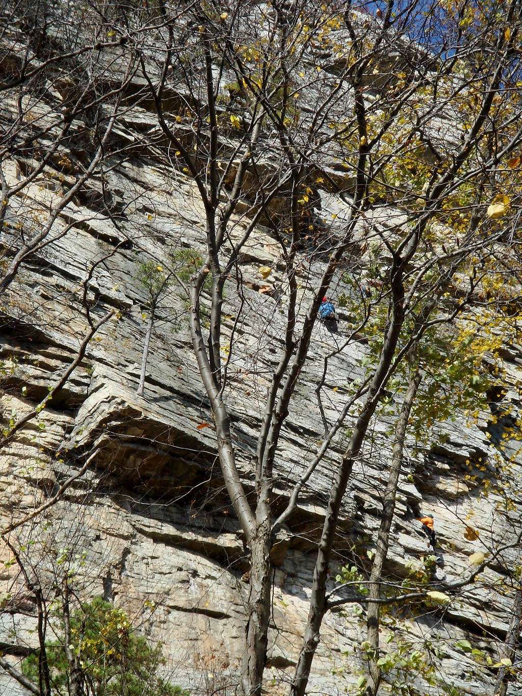 Climbing in the Shawangunk Mountains