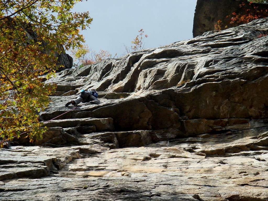 Climbing in the Shawangunk Mountains