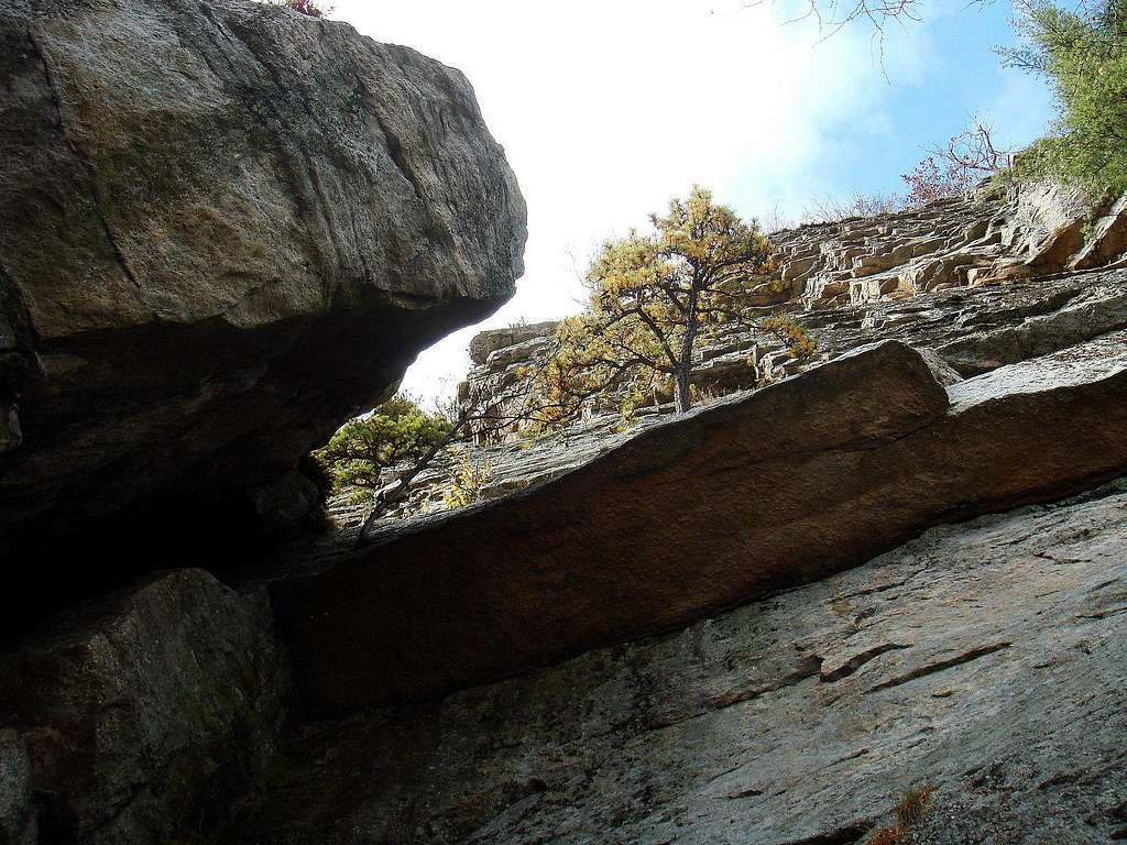 Climbing in the Shawangunk Mountains