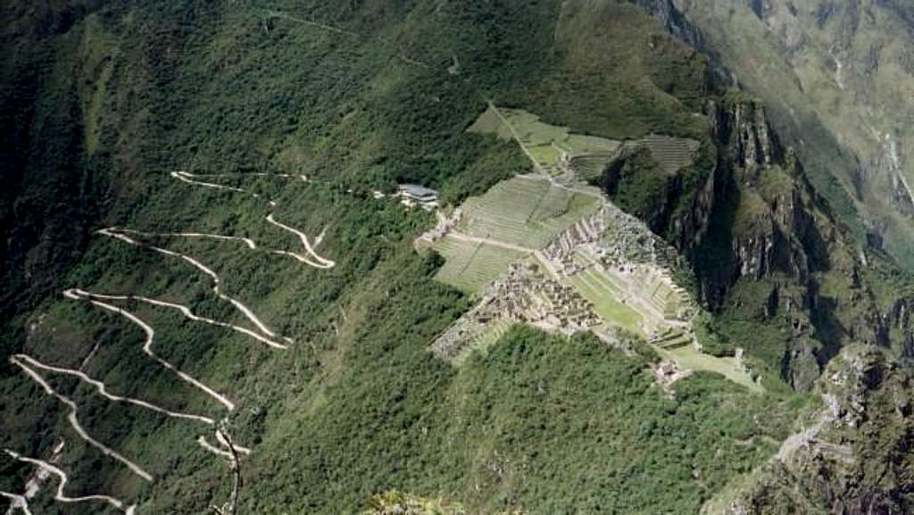 View of Machu Picchu from the...