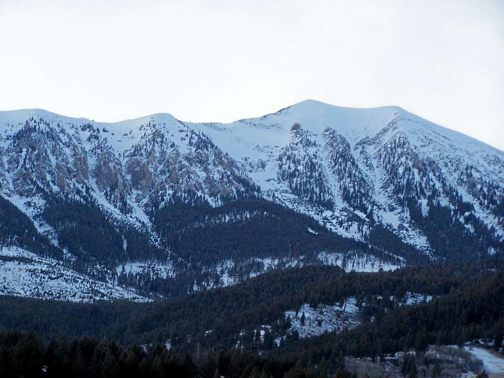 Saddle Peak, from ESE
