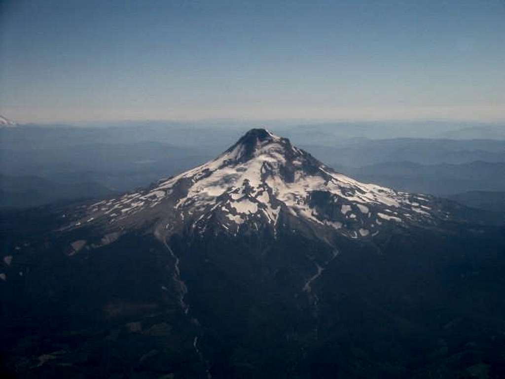 north face from plane