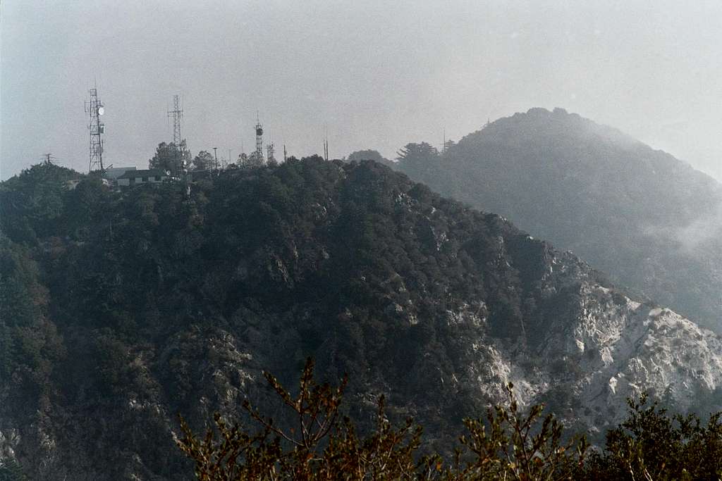 Mt. Disappointment (L),  San Gabriel Pk. (R)