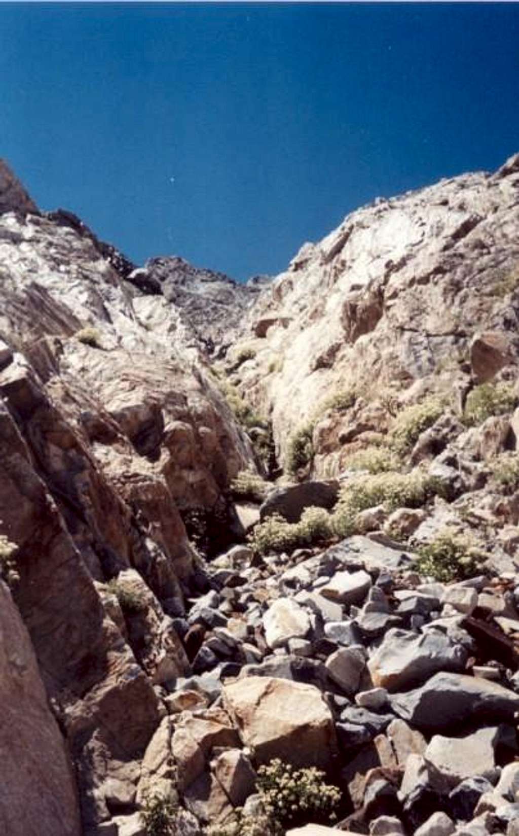 Typical view of NE Gully...