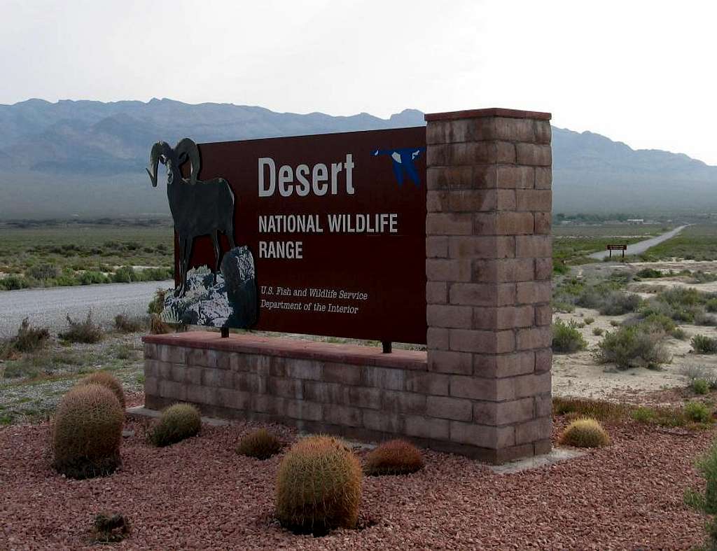 Desert Wildlife Area entrance