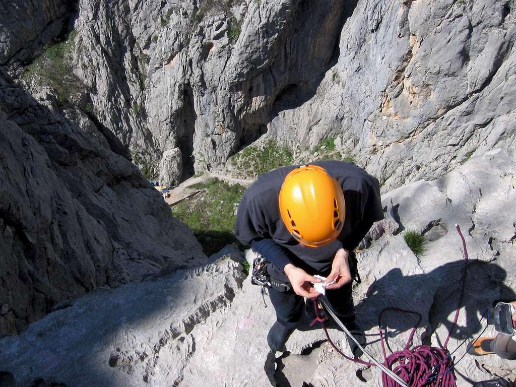 Top standing of Sjeverno Rebro route