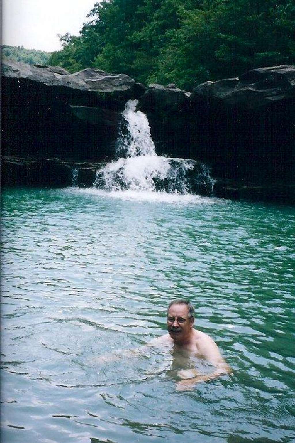 Swimhole below the falls