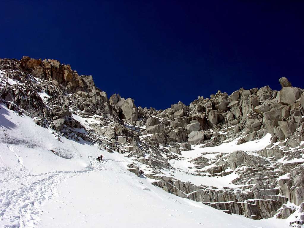 Il versante est della Tour Ronde (3792 m)