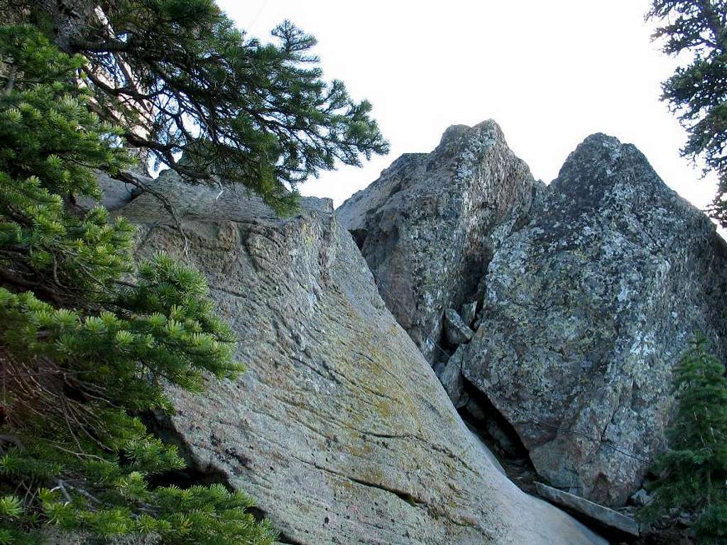 Odell Butte summit rocks